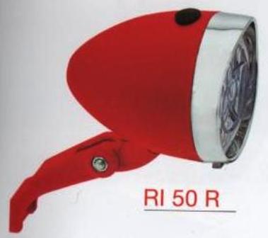 ART.RI 50 R RIFLETTORE A BATTERIA TRENDY rosso a 3 LED(3 batt. BA 11 incluse) ART.RI 50 R RIFLETTORE A BATTERIA TRENDY rosso a 3 LED(3 batt. BA 11 incluse)
